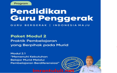 INFO JADWAL KEGIATAN CALON GURU PENGGERAK ANGKATAN 4 KOTA BANDUNG