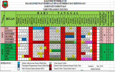 DOWNLOAD KALENDER PENDIDIKAN TAHUN PELAJARAN 2023/2024