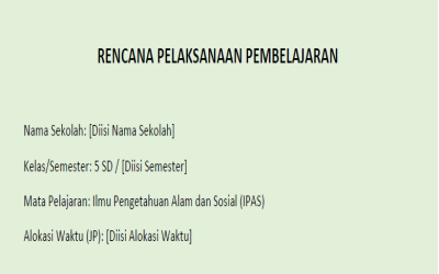 CONTOH  RPP PEMBELAJARAN  MENDALAM