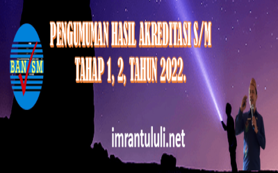 PENETAPAN HASIL AKREDITASI S/M TAHAP 1, 2, dan 3 TAHUN 2022.