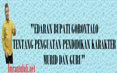 EDARAN BUPATI TENTANG PENGUATAN PENDIDIKAN KARAKTER MURID DAN GURU